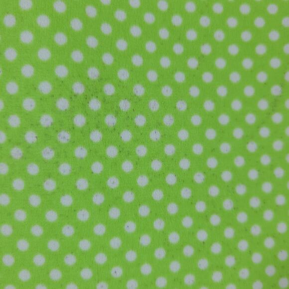 Lands End Rashguard Green Polka Dot Size 14 - Picture 5 of 5